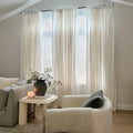 Doris Pure Linen Pleated Curtains