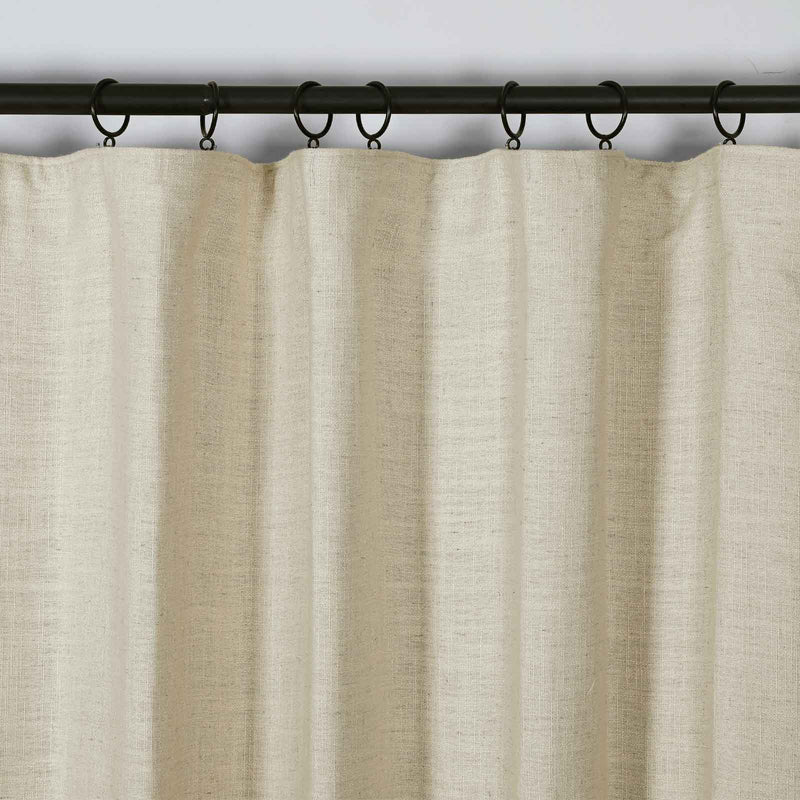 Kyla Lightweight Faux Linen Soft Top Curtains