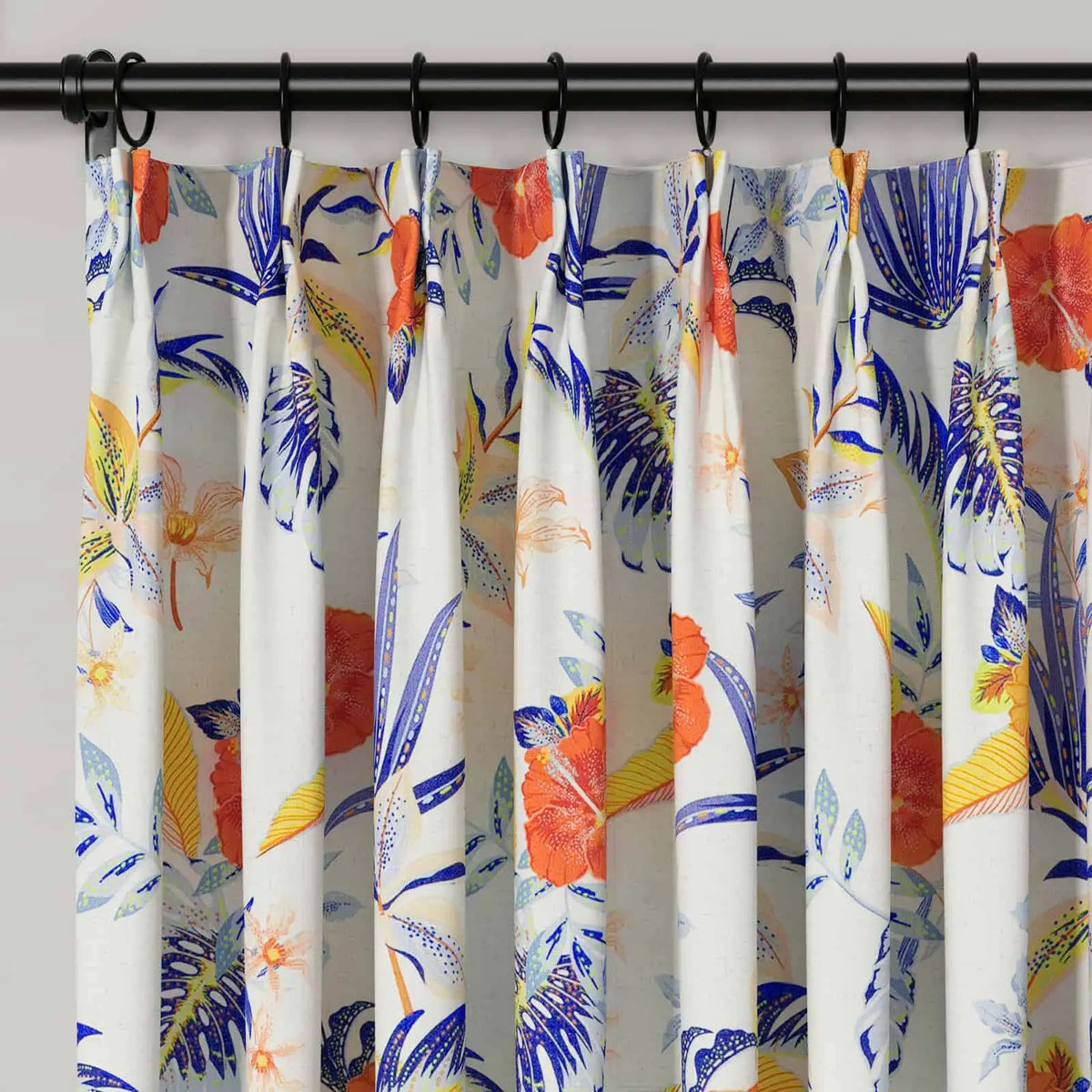 Holly Botanical Boho Pleated Curtains