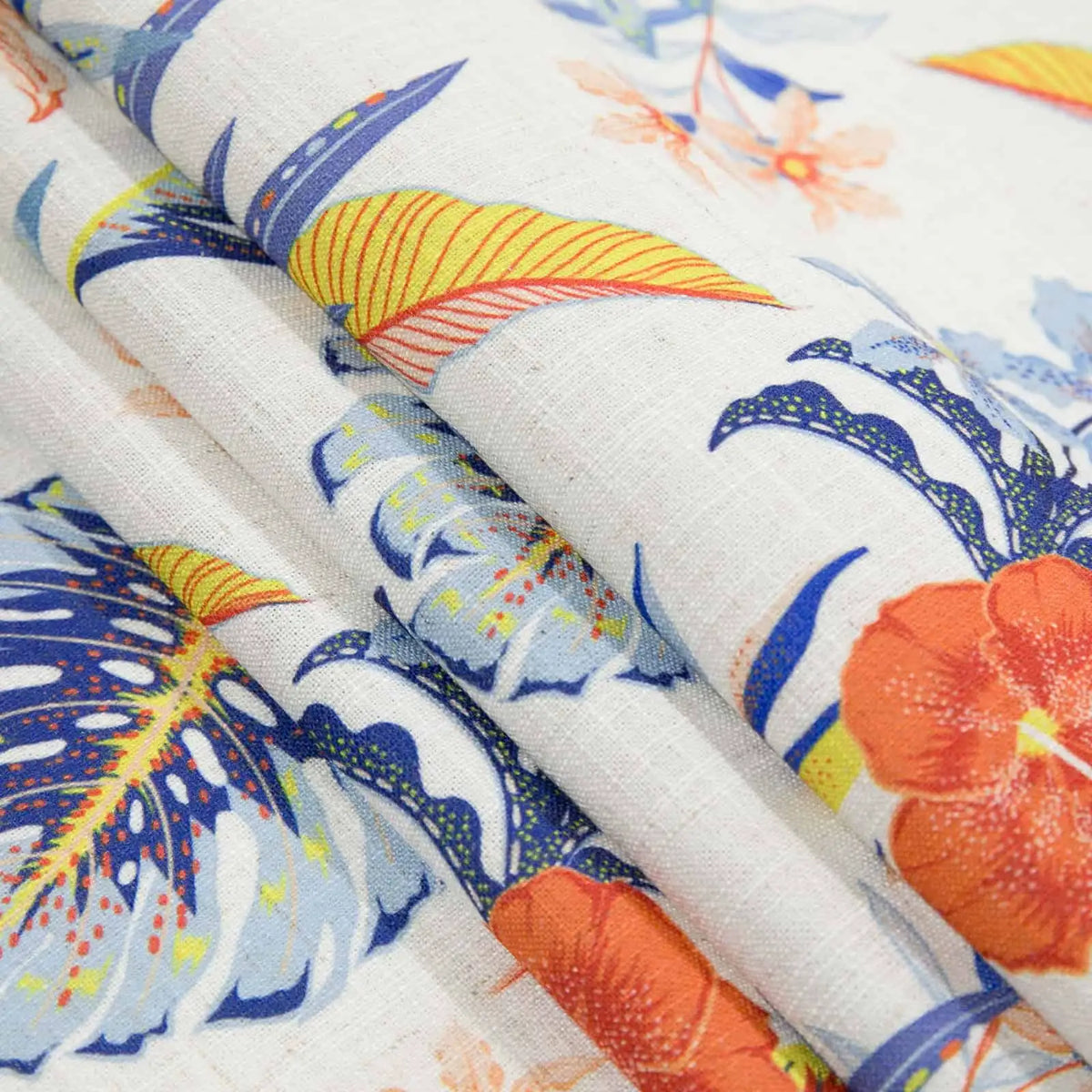 Holly Botanical Boho Pleated Curtains
