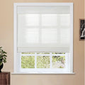 Lay Natural Ramie Bamboo Woven Blind - Rattan White