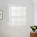 Lay Natural Ramie Bamboo Woven Blind - Rattan White