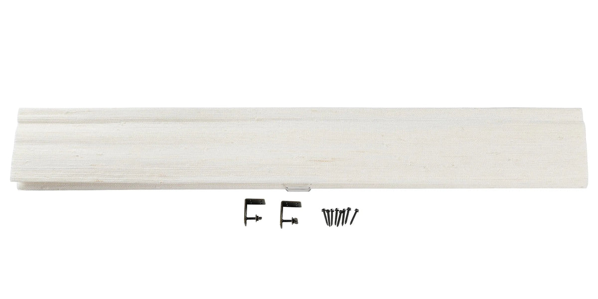 Lay Natural Ramie Bamboo Woven Blind - Rattan White