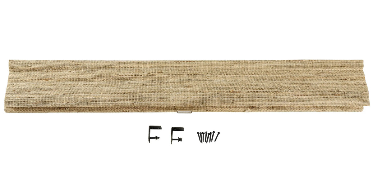 Lay Natural Ramie Bamboo Woven Blind - Beige