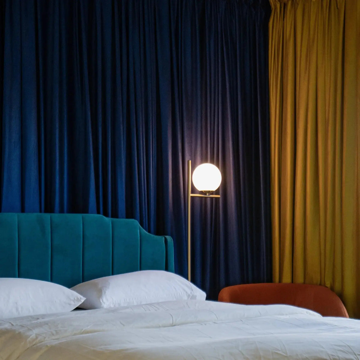 Birkin Velvet Pleated Curtains
