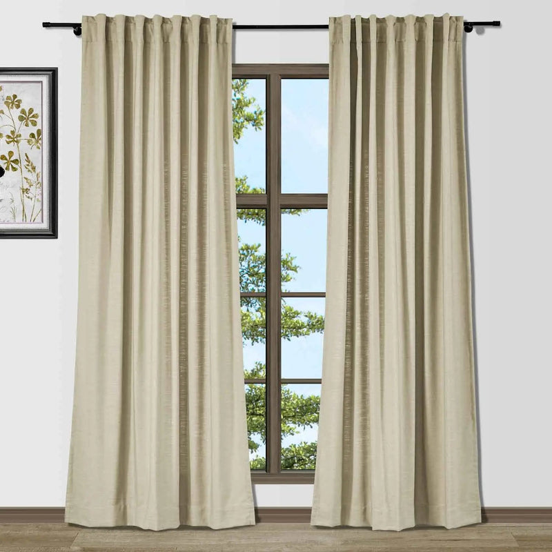 Isabella Heavyweight Cotton Soft Top Curtains