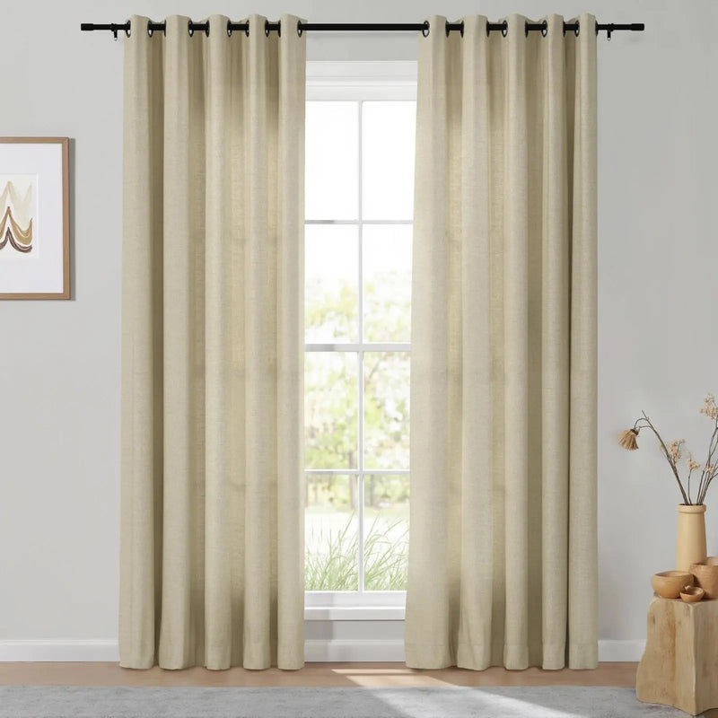 Isabella Heavyweight Cotton Eyelet Curtains