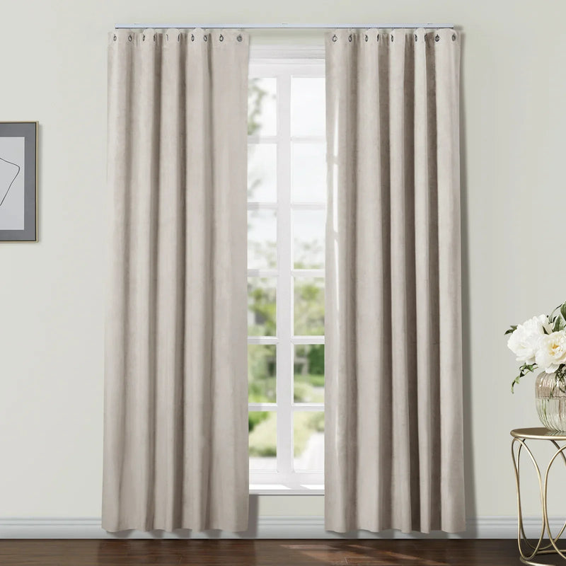 Gene 100% Blockout Soundproof Eyelet Curtains