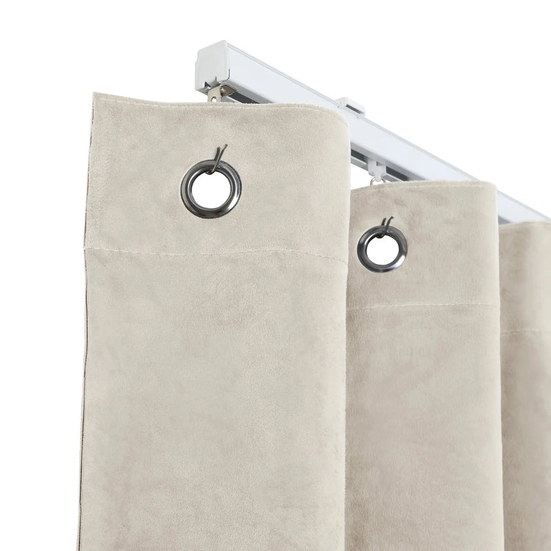 Gene 100% Blockout Soundproof Eyelet Curtains