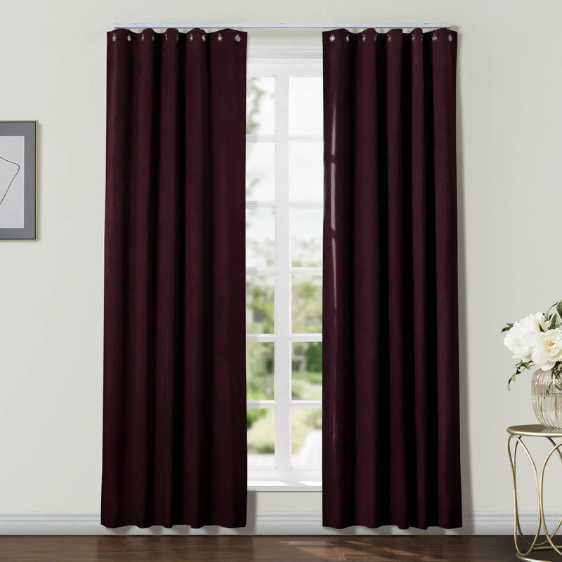 Gene 100% Blockout Soundproof Eyelet Curtains