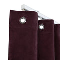 Gene 100% Blockout Soundproof Eyelet Curtains