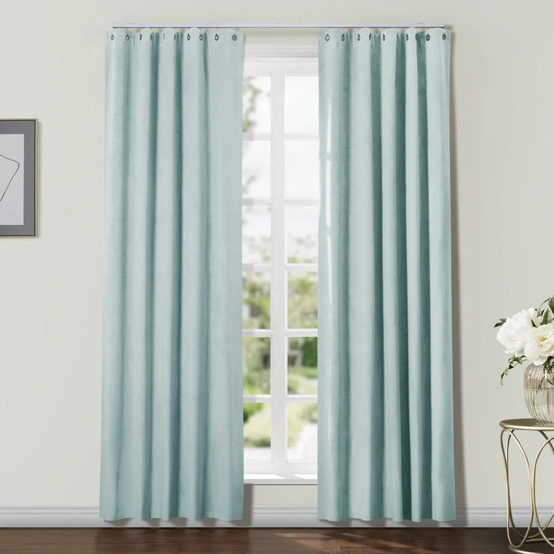 Gene 100% Blockout Soundproof Eyelet Curtains