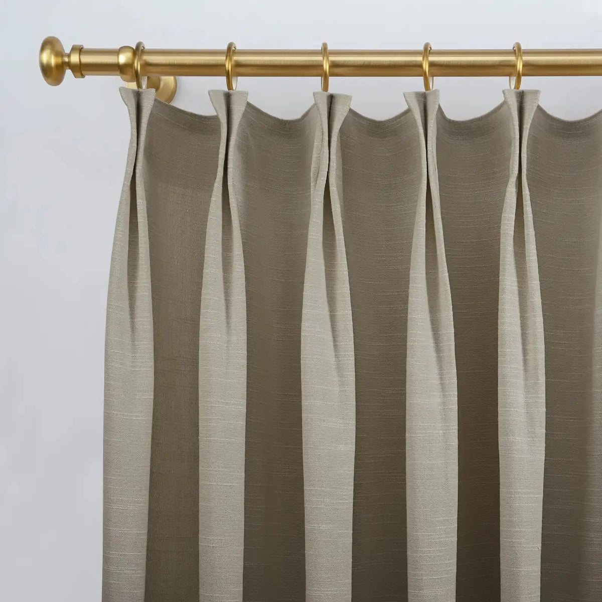 Jawara Textured Linen Cotton Pleated Curtains