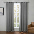 Kyla Lightweight Faux Linen Eyelet Curtains