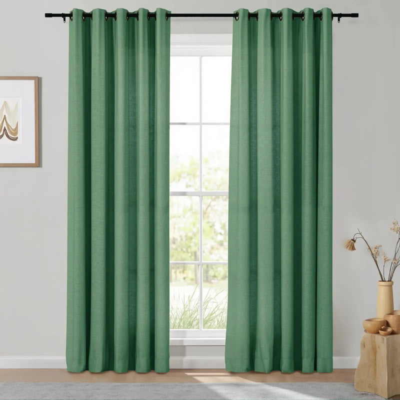Isabella Heavyweight Cotton Eyelet Curtains