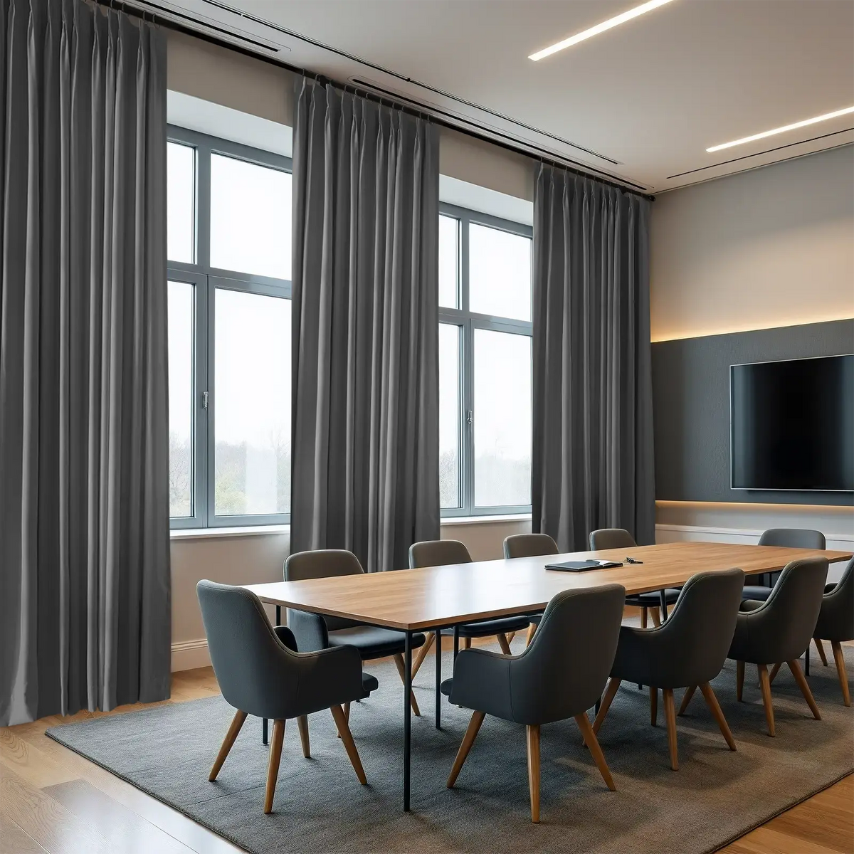 REGAL Flame Retardant Pleated Curtains