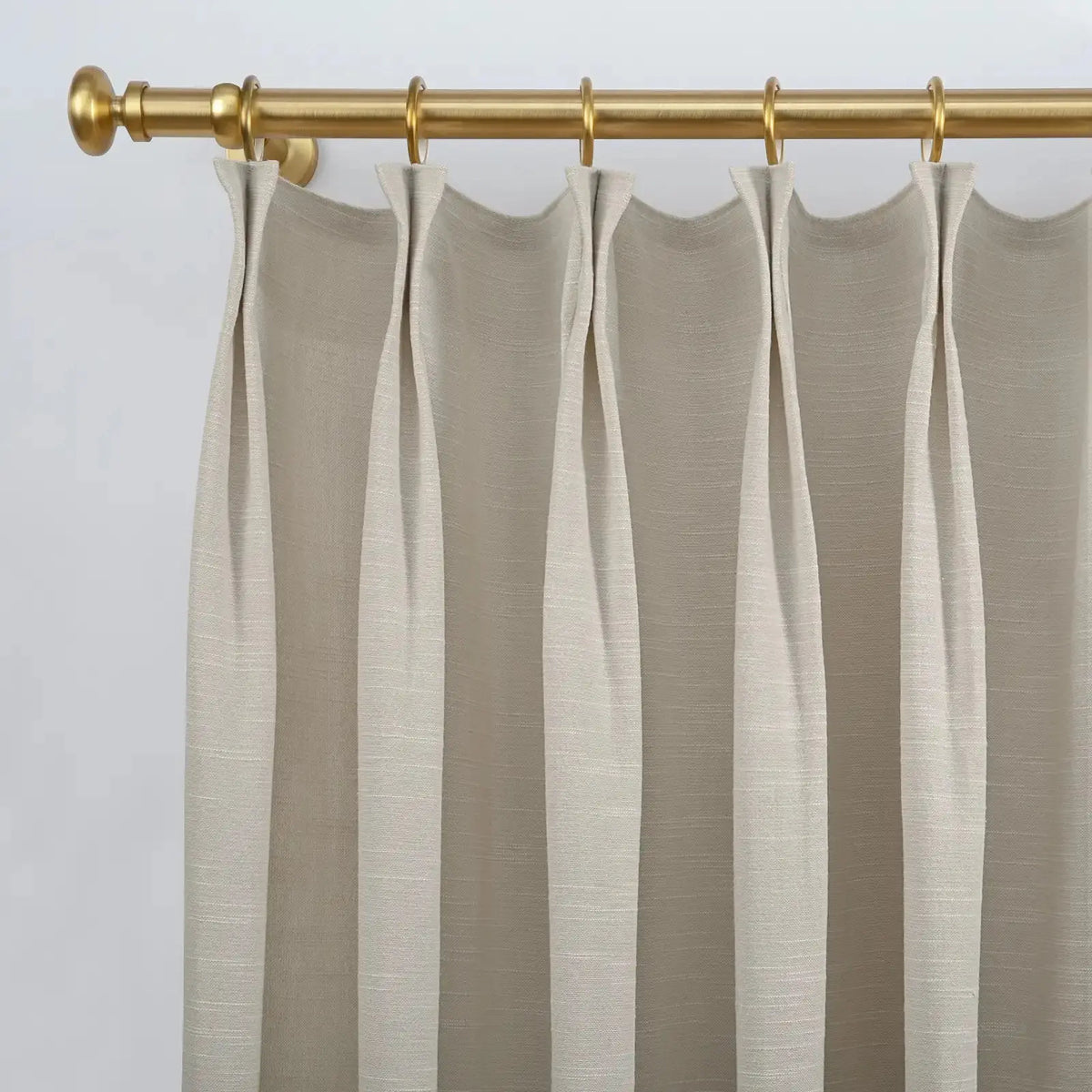 Jawara Textured Linen Cotton Pleated Curtains