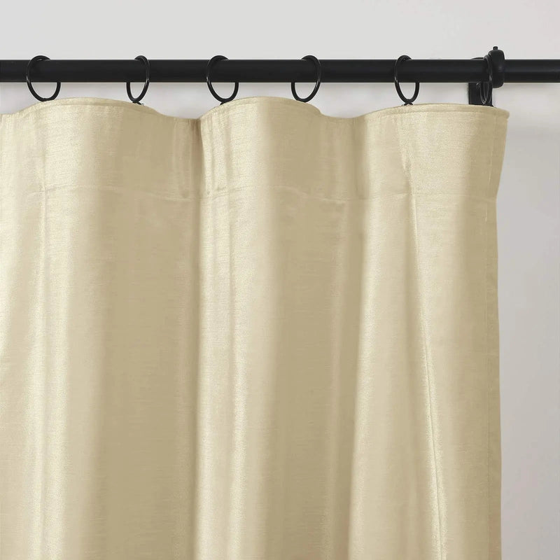 Veda Lustrous Cotton Velvet Soft Top Curtains