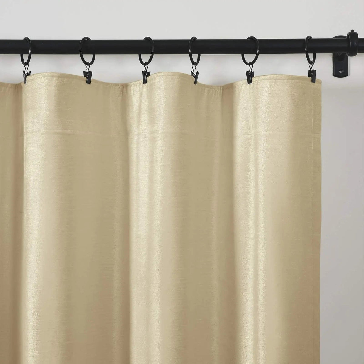 Veda Lustrous Cotton Velvet Soft Top Curtains