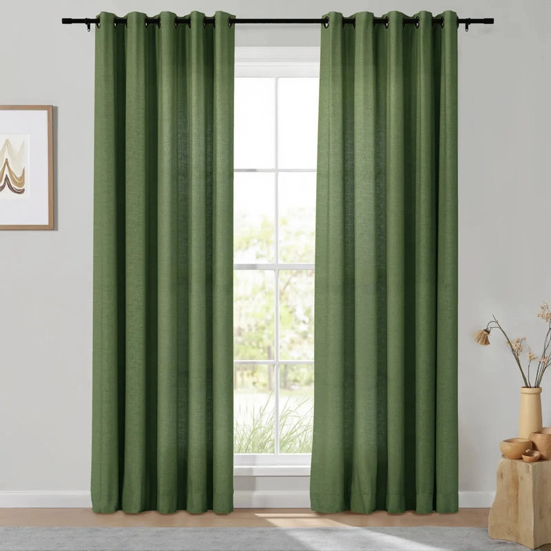 Isabella Heavyweight Cotton Eyelet Curtains
