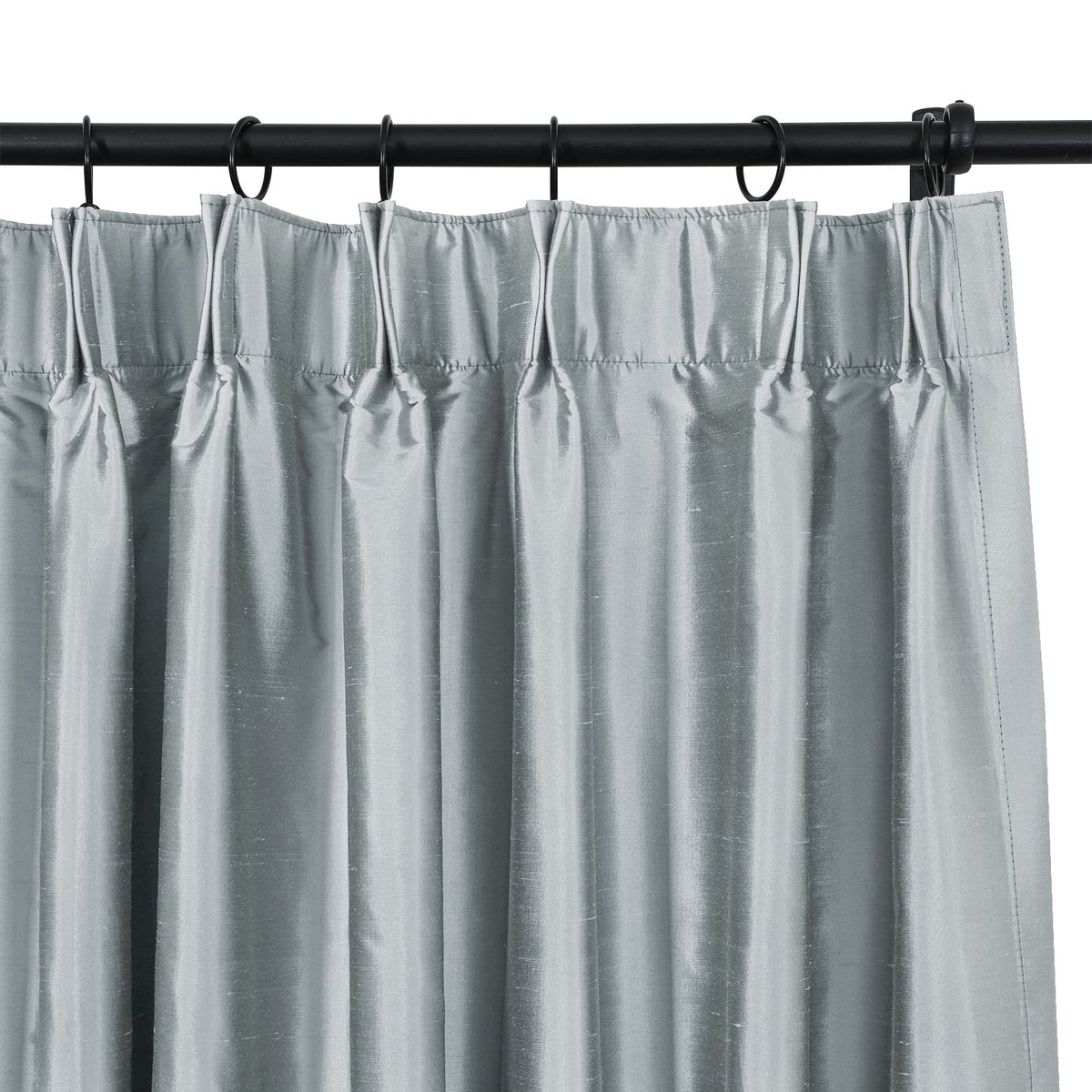 Selman Dupioni Silk Pleated Curtain