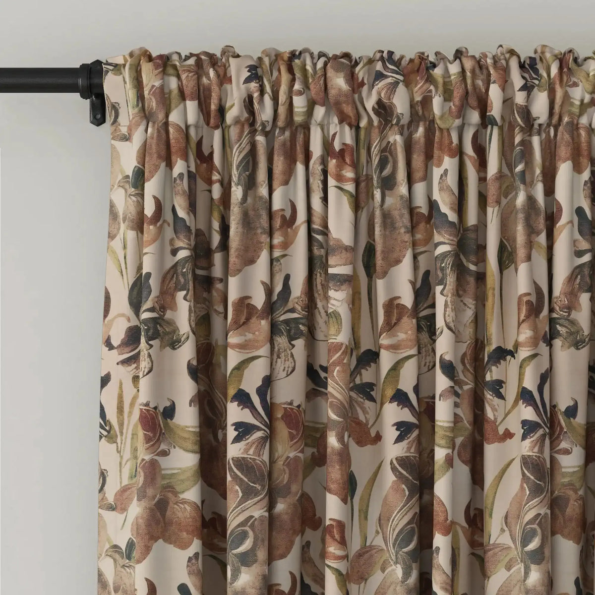 Sara Le x TWOPAGES Vintage Printed Linen Soft Top Curtains