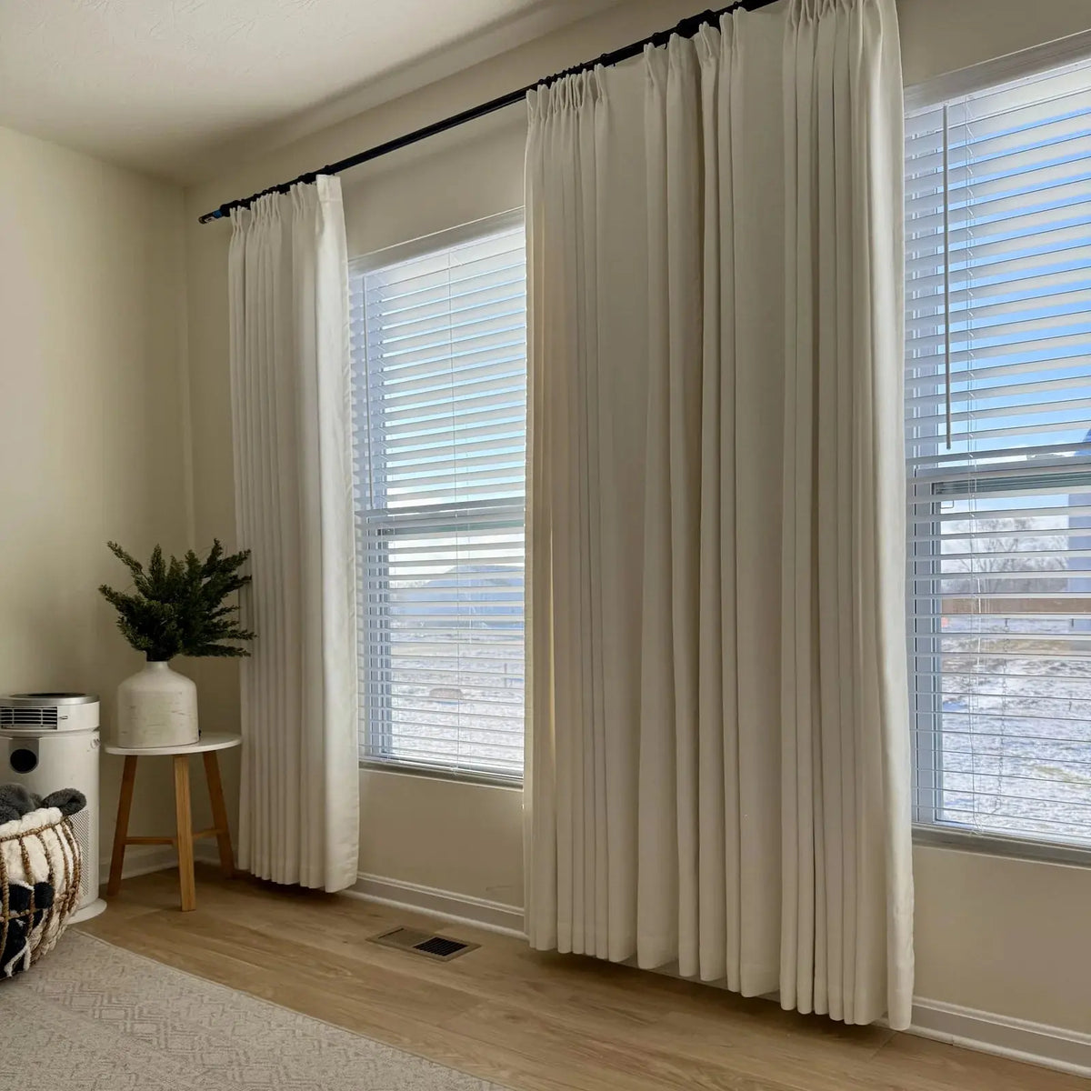 Isabella Heavyweight Cotton Pleated Curtains