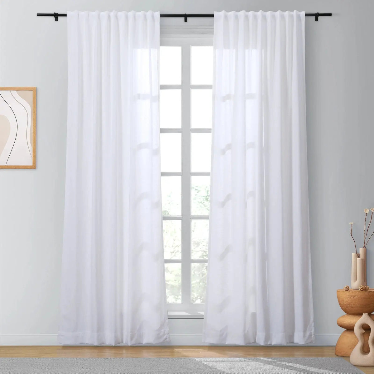 Isabella Heavyweight Cotton Soft Top Curtains
