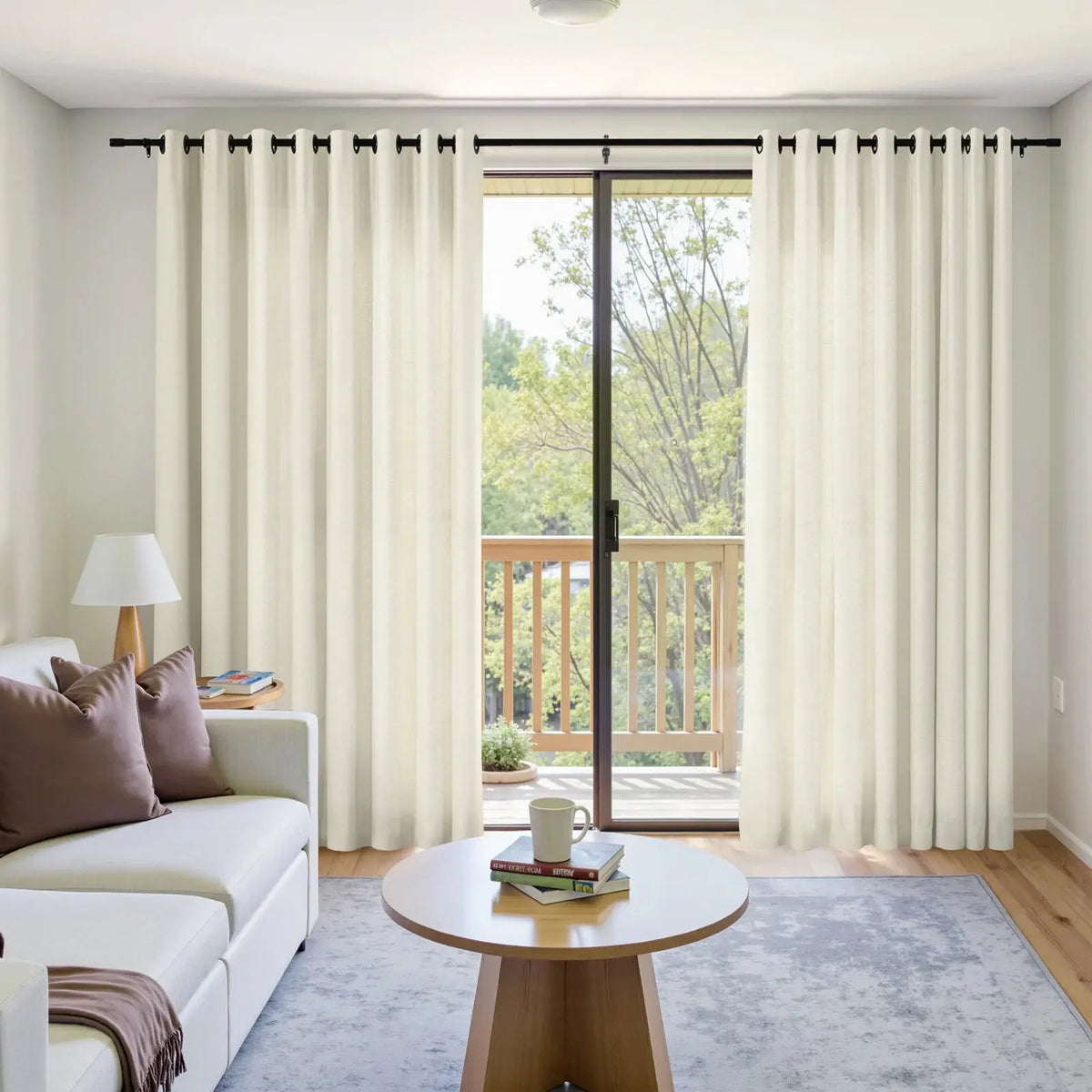 Isabella Heavyweight Cotton Eyelet Curtains