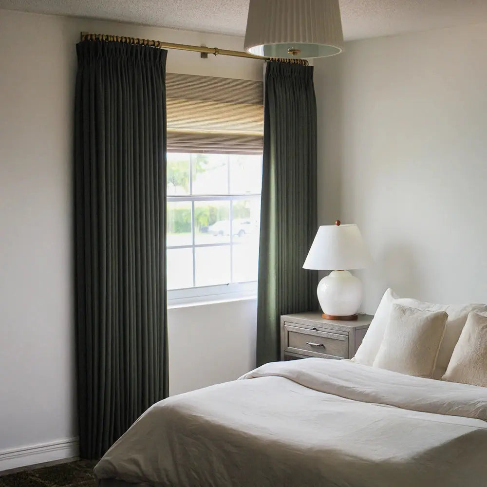 Isabella Heavyweight Cotton Pleated Curtains