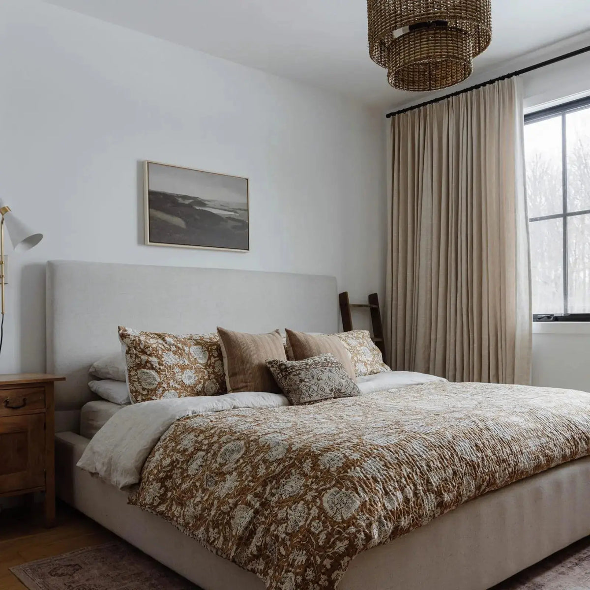 Jawara Textured Linen Cotton Pleated Curtains