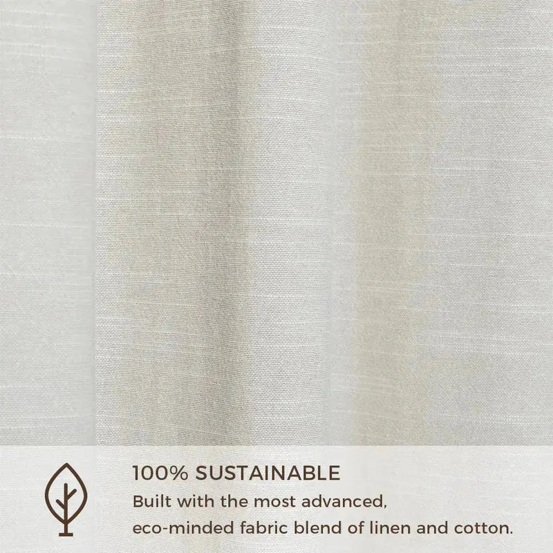 Jawara Textured Linen Cotton Soft Top Curtains