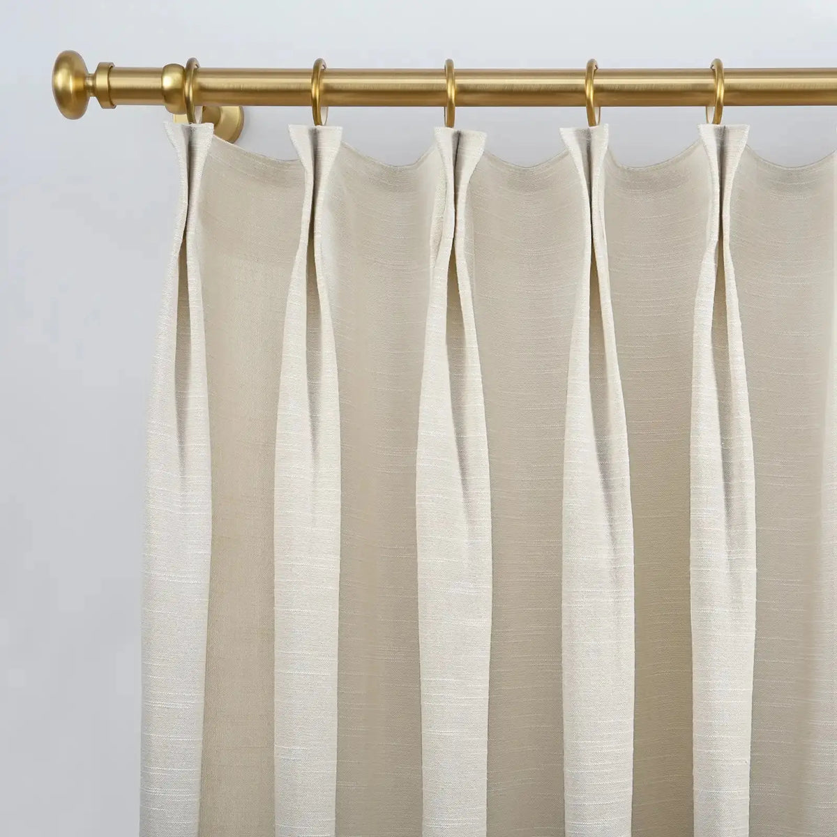 Jawara Textured Linen Cotton Pleated Curtains