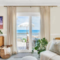 Jawara Textured Linen Cotton Pleated Curtains