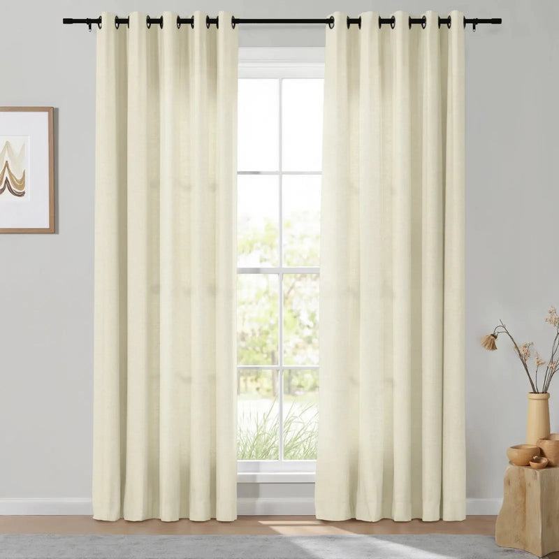 Isabella Heavyweight Cotton Eyelet Curtains
