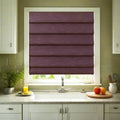 Jawara Linen Cotton Deco Fold Roman Blind Cordless