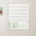 Jawara Linen Cotton Deco Fold Roman Blind Cordless