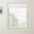 Jawara Linen Cotton Deco Fold Roman Blind Cordless