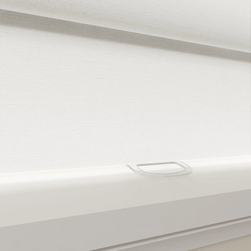 Jawara Linen Cotton Deco Fold Roman Blind Cordless