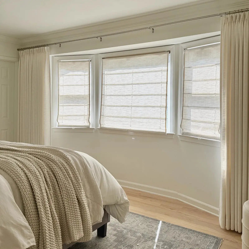 Flat Fold Roman Blind Cordless