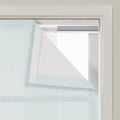 Jawara Linen Cotton Deco Fold Roman Blind Cordless