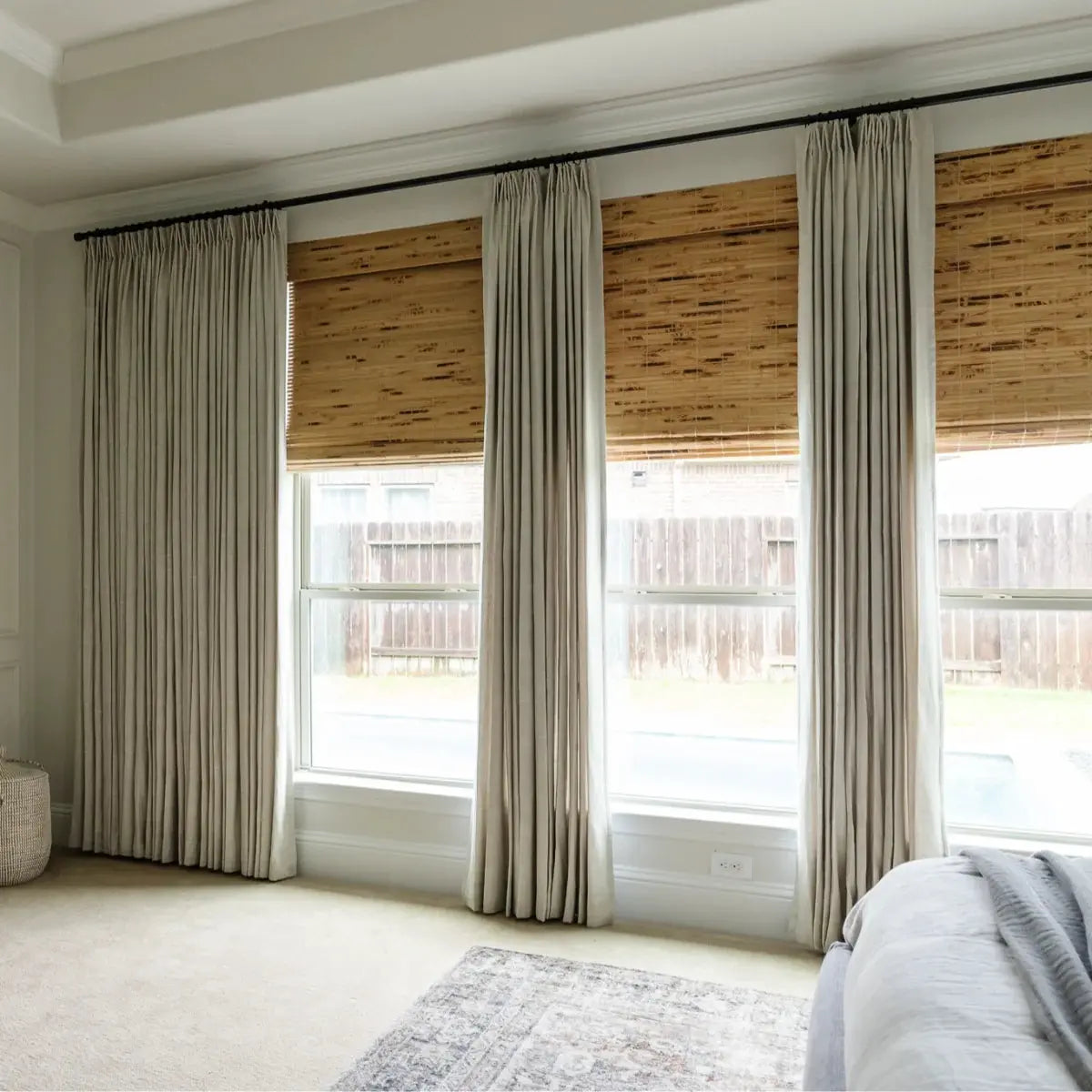 Jawara Textured Linen Cotton Pleated Curtains
