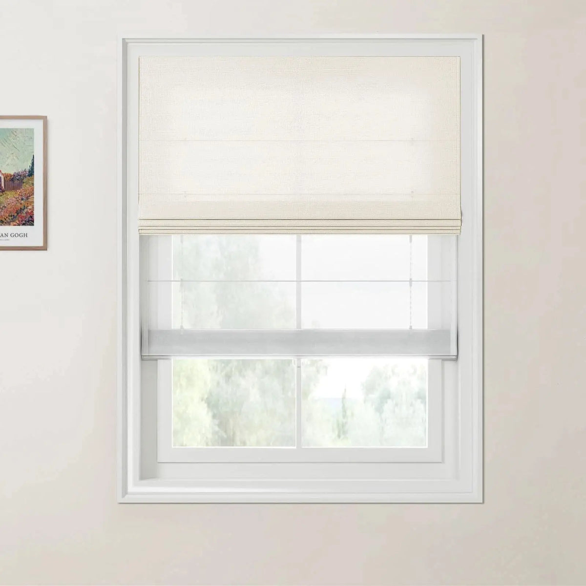 Day Night Roman Blind Cordless