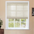 Lay Natural Ramie Bamboo Woven Blind - Wall White