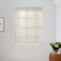 Lay Natural Ramie Bamboo Woven Blind - Wall White