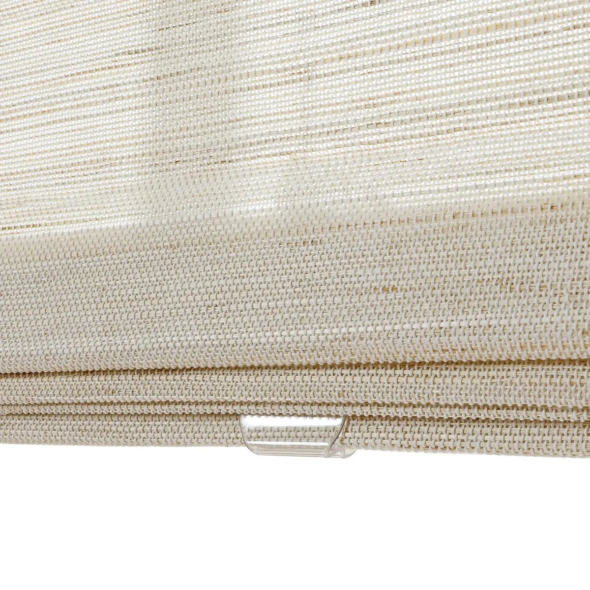 Lay Natural Ramie Bamboo Woven Blind - Wall White