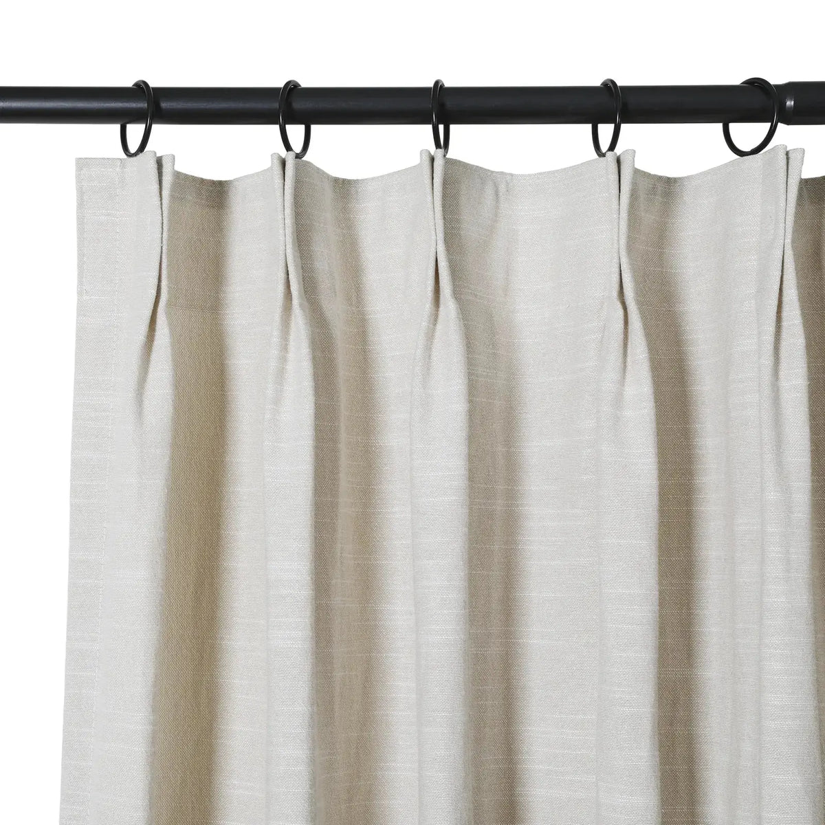 Jawara Textured Linen Cotton Pleated Curtains