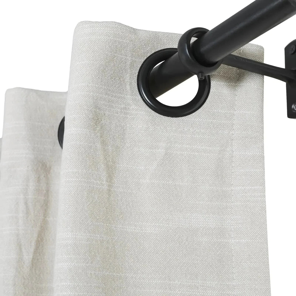 Jawara Textured Linen Cotton Eyelet Curtains