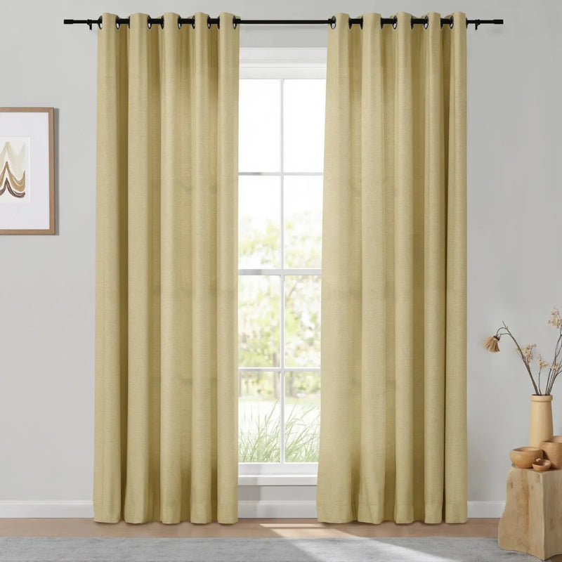 Isabella Heavyweight Cotton Eyelet Curtains