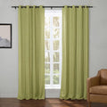 Kyla Lightweight Faux Linen Eyelet Curtains